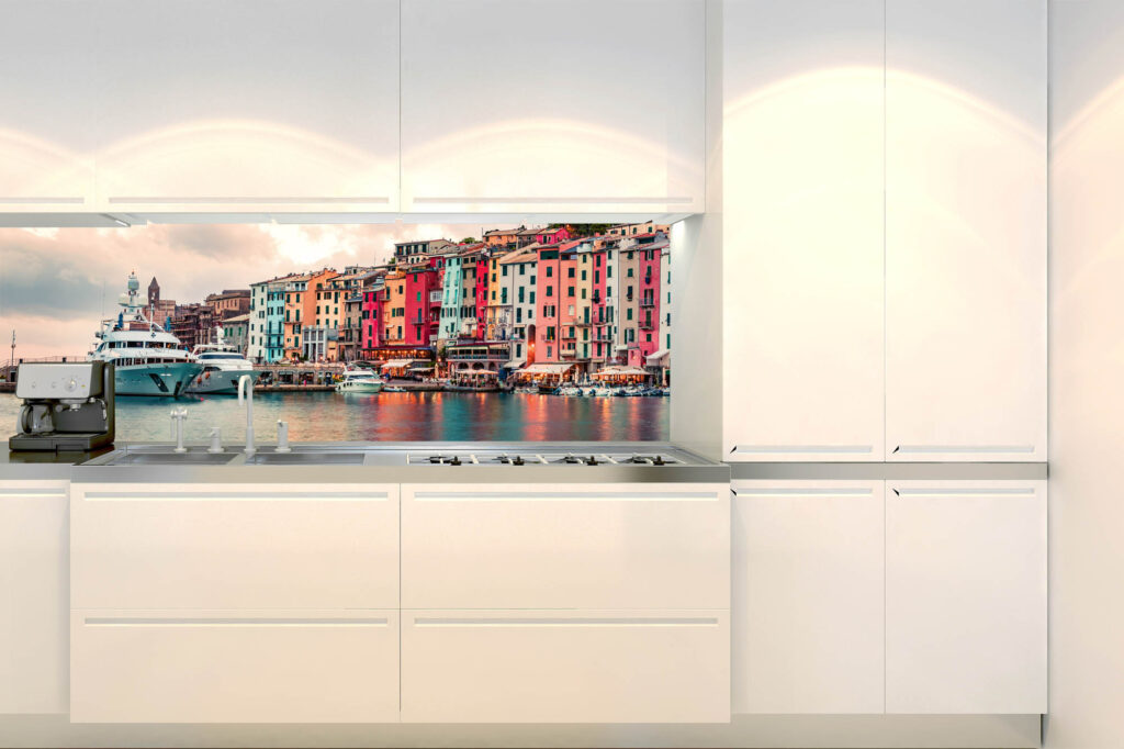 Küchenrückwand Folie - Stadt Portovenere