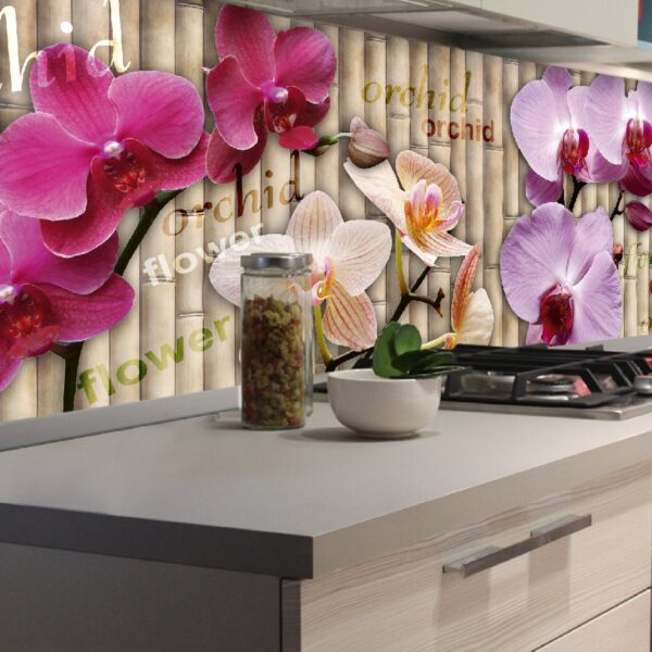Küchenrückwand Folie - Orchidee
