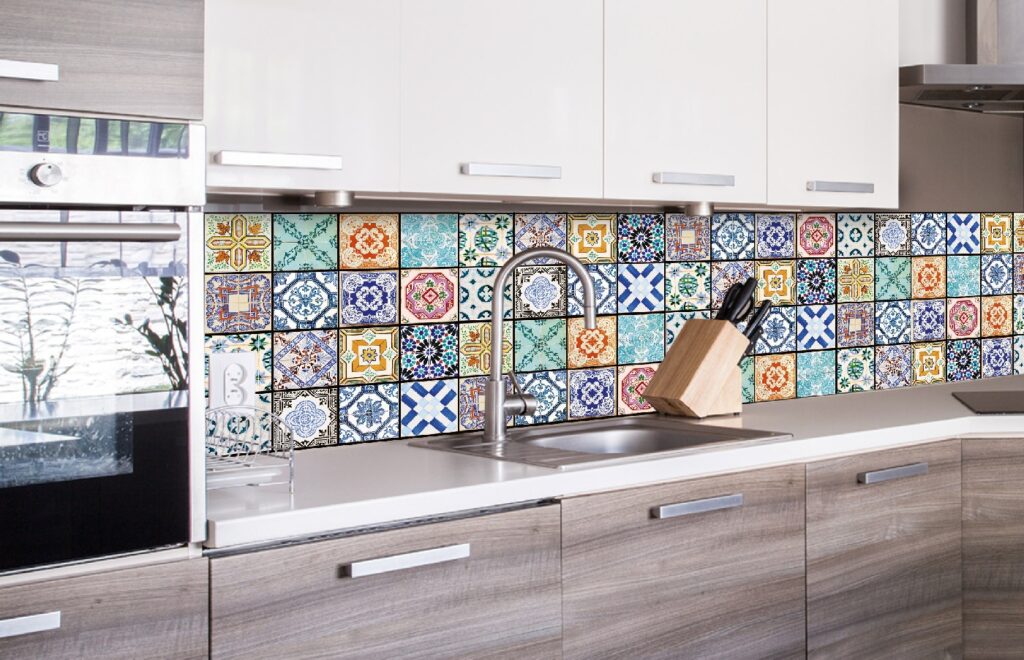 Küchenrückwand Folie - Azulejos
