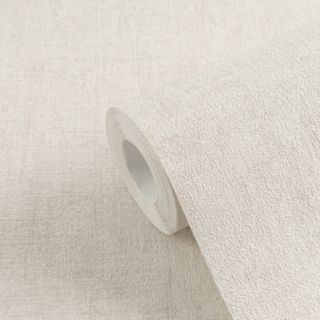 Tapeten Uni Strukturoptik Creme-Weiss Modern Einfarbig