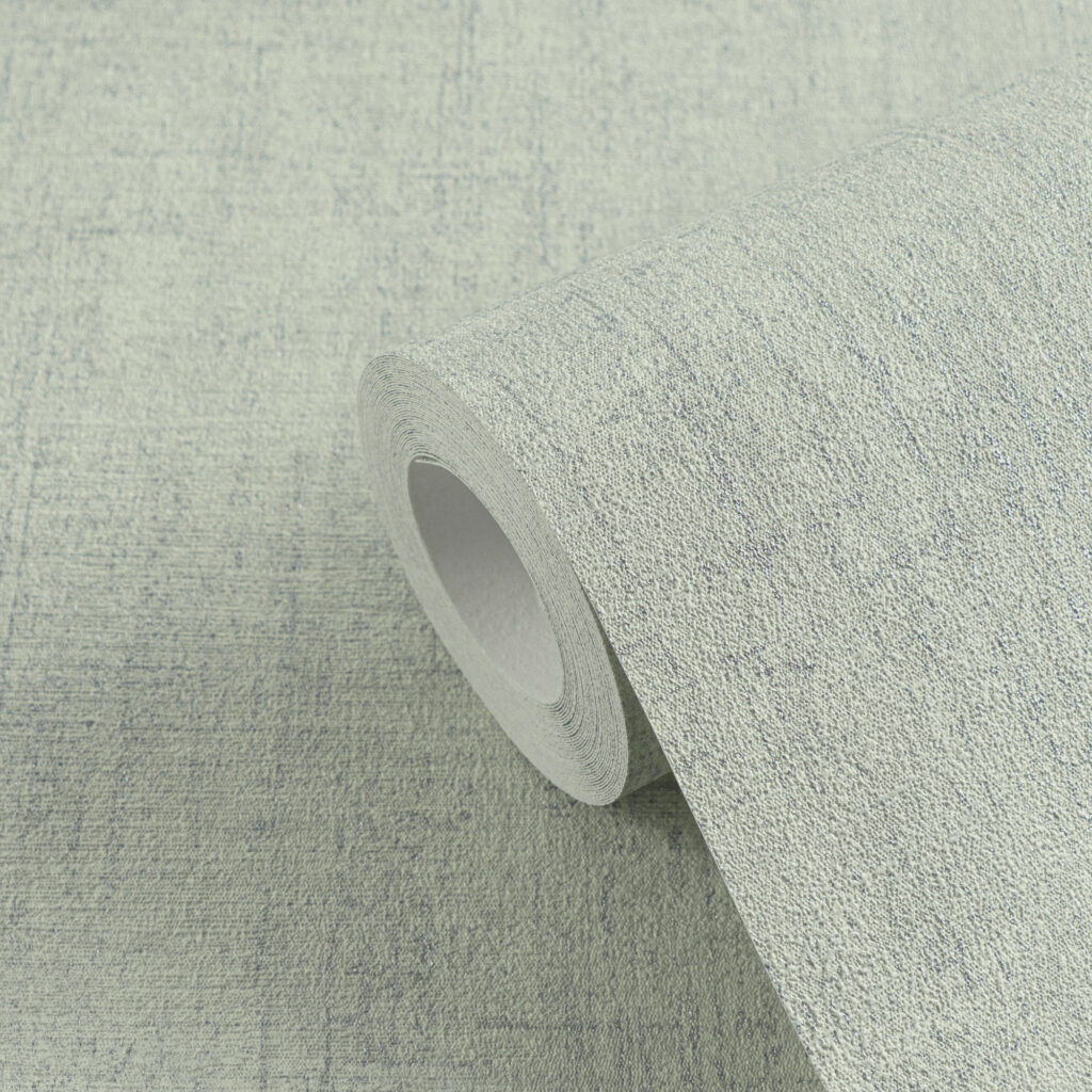 Tapeten Uni Hellgrün Textil-Optik Vintage Modern Wanddeko