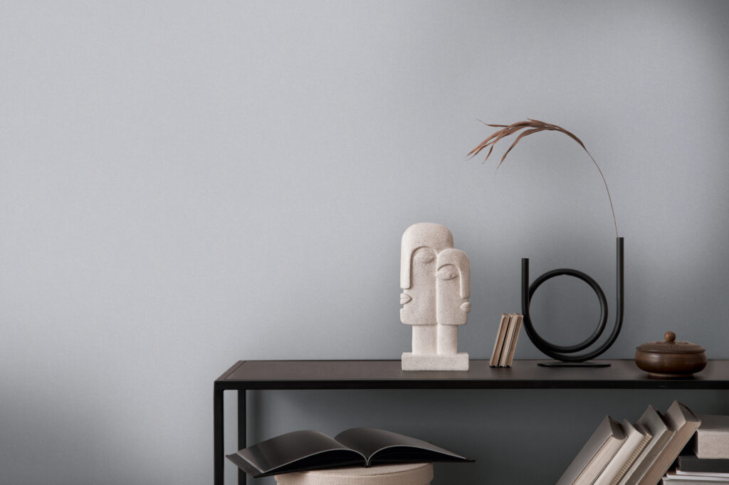 Tapeten Einfarbig Hellgrau Uni Modern Wohnzimmer