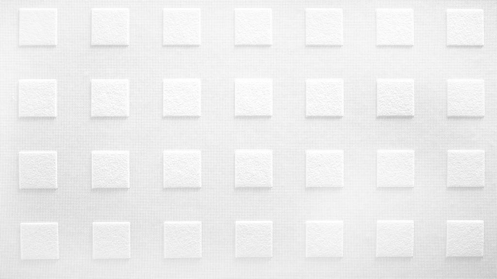Tapeten Weiss 3D Quadrate Geometrisch Modern Strukturiert