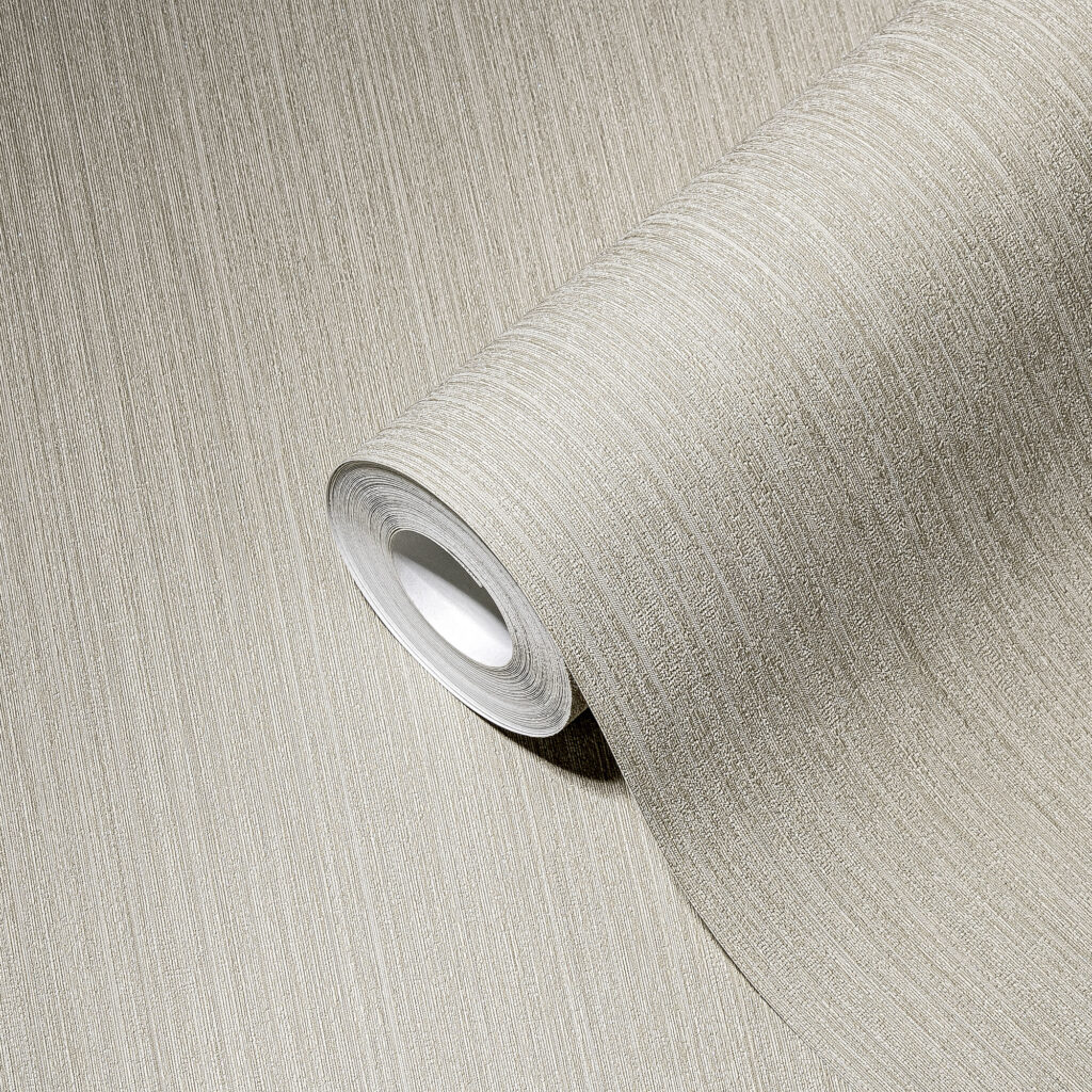 Tapeten Uni Grau Beige Textiloptik Struktur Modern