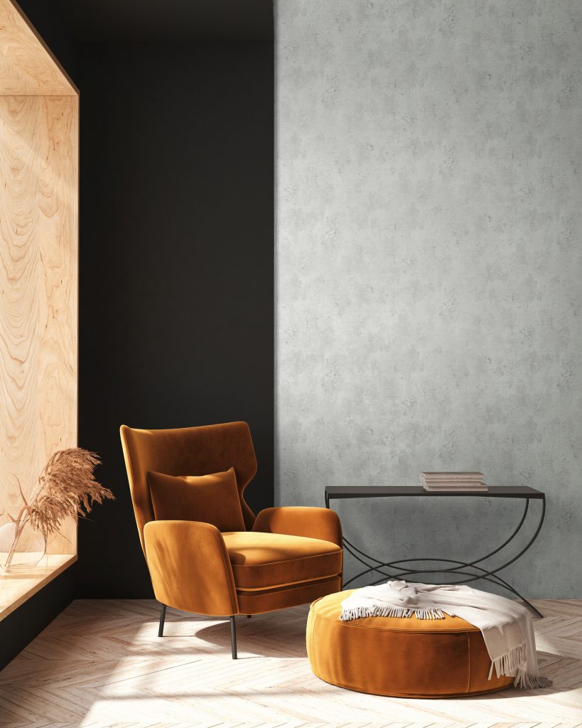 Tapeten Betonoptik Grau Hellgrau Uni Modern Wohnzimmer