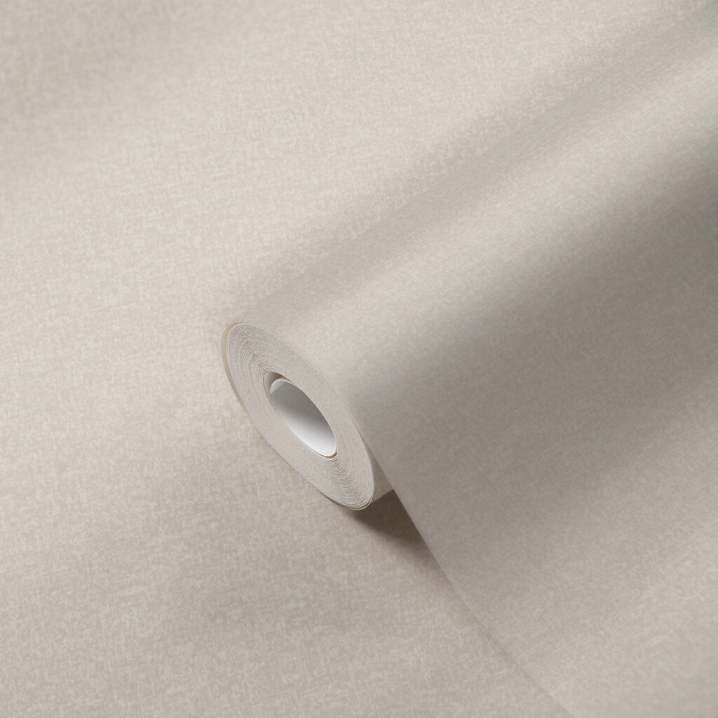 Tapeten Uni Beige Creme Fein-Textur Einfarbig Modern