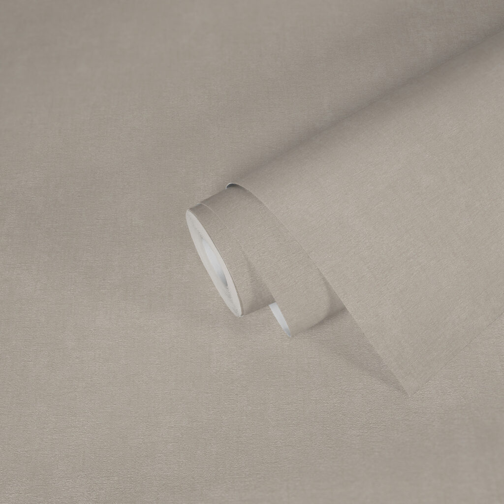 Tapeten Uni Beige-Grau Strukturoptik Modern Einfarbig