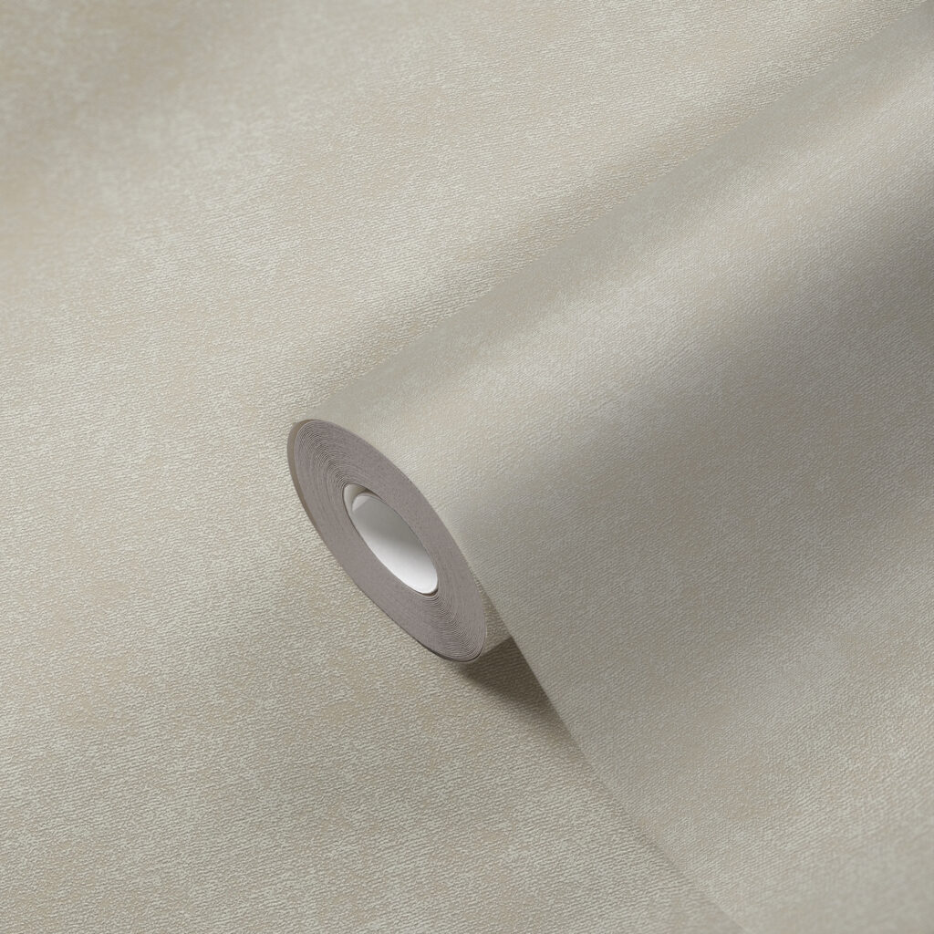Tapeten Einfarbig Beige-Grau Uni Feinstruktur Modern