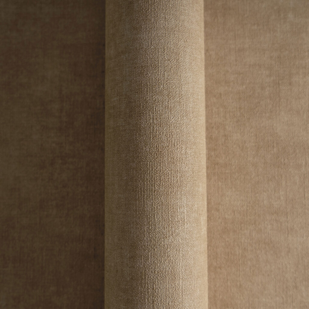 Tapeten Uni Beige Braun Textiloptik Struktur Modern