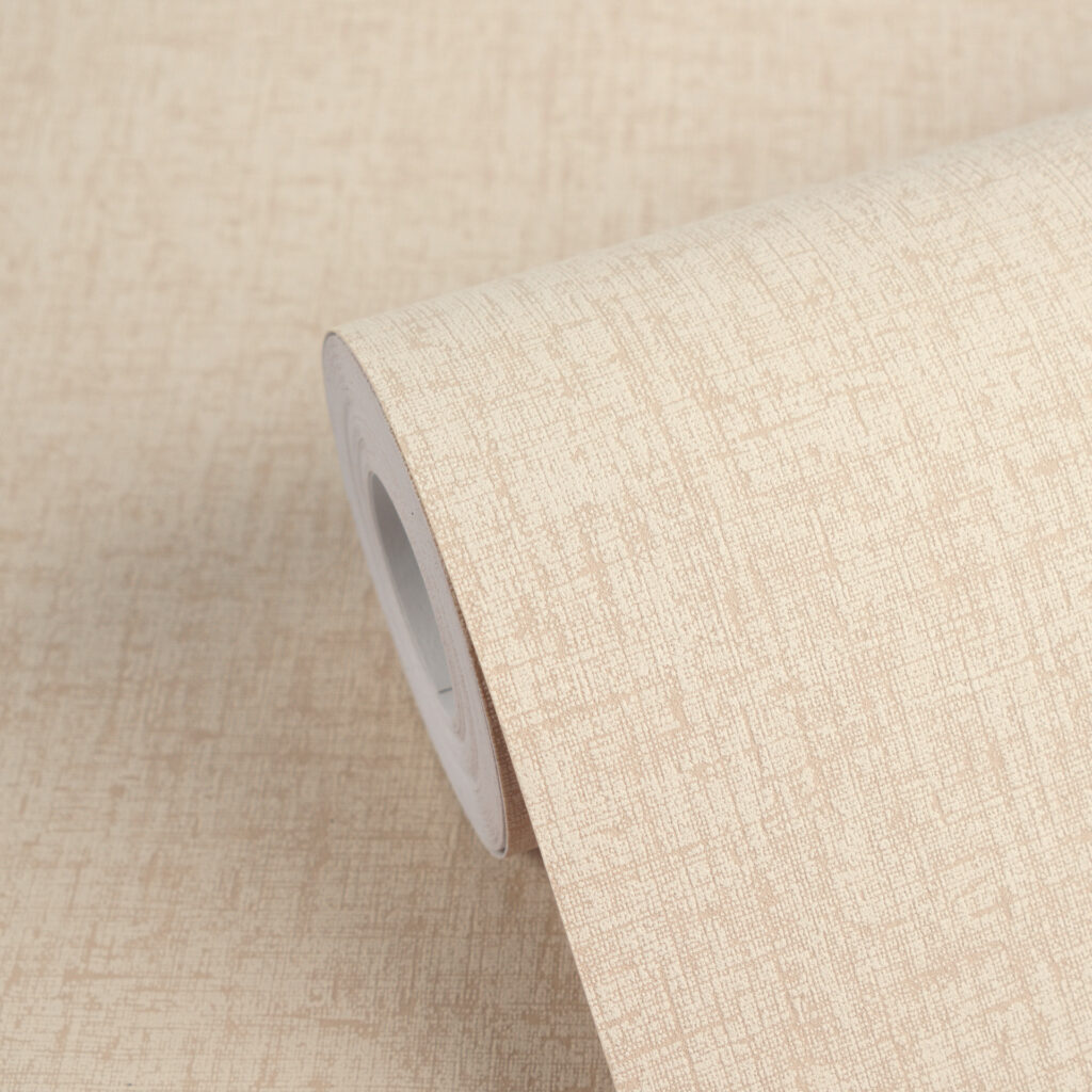 Tapeten Uni Leinenoptik Creme Beige Strukturtapete Modern
