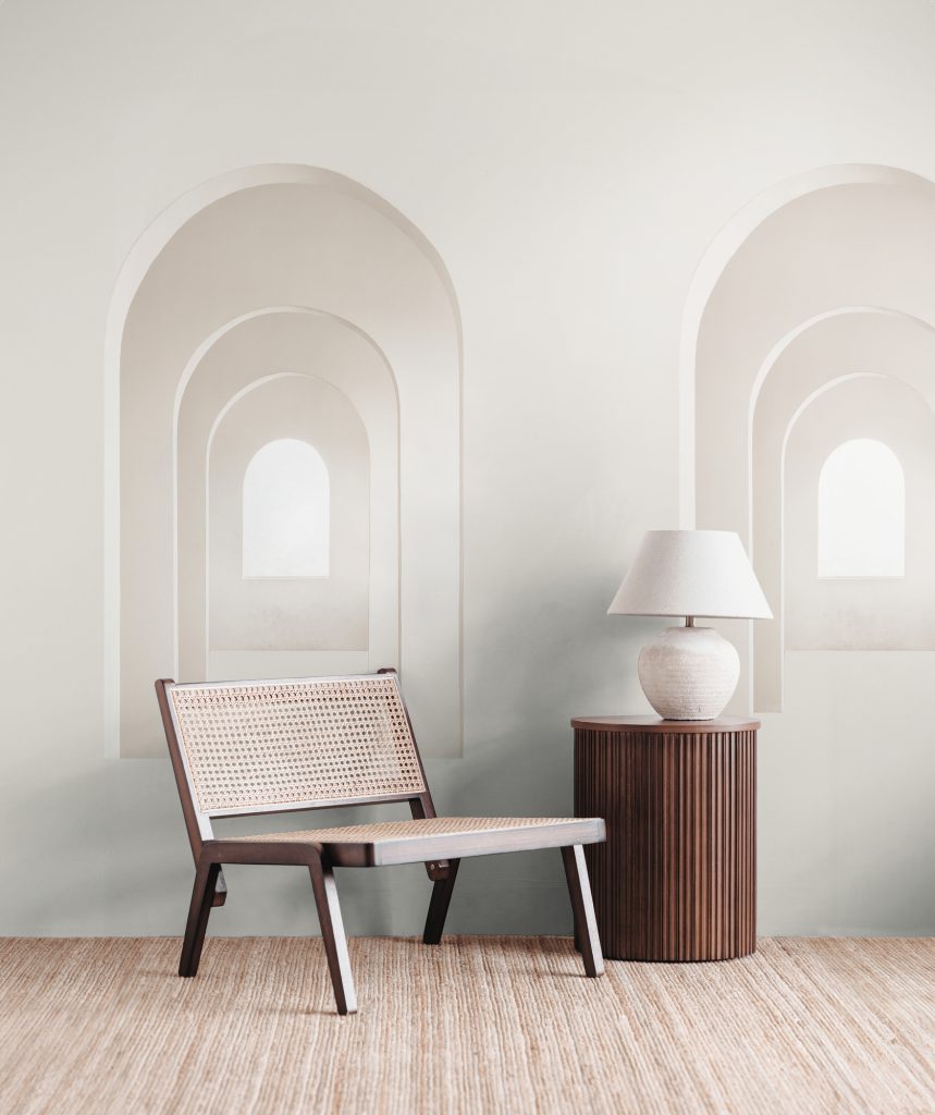 Tapeten Beige Bögen Architektur Minimalistisch Modern