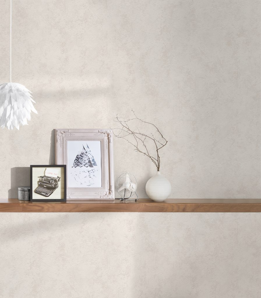 Tapeten Beige Putzoptik Uni Strukturiert Modern