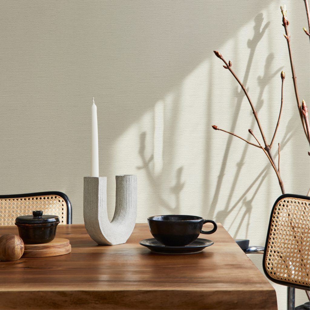 Tapeten Uni Beige Strukturoptik Modern Wohnzimmer