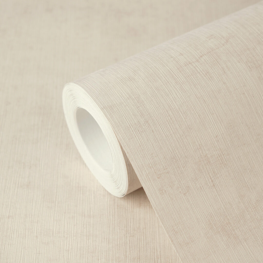 Tapeten Uni Beige Creme Textiloptik Struktur Modern