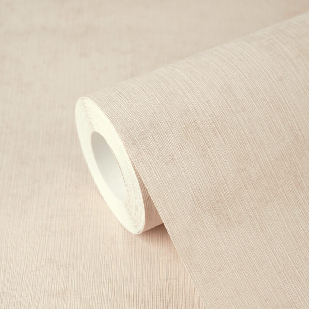 Tapeten Uni Beige Rosa Textiloptik Struktur Modern