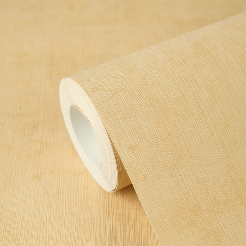 Tapeten Uni Beige Gelb Textiloptik Streifen Struktur Modern