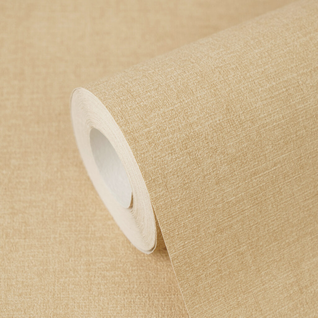 Tapeten Uni Beige Sandfarben Textiloptik Einfarbig Modern
