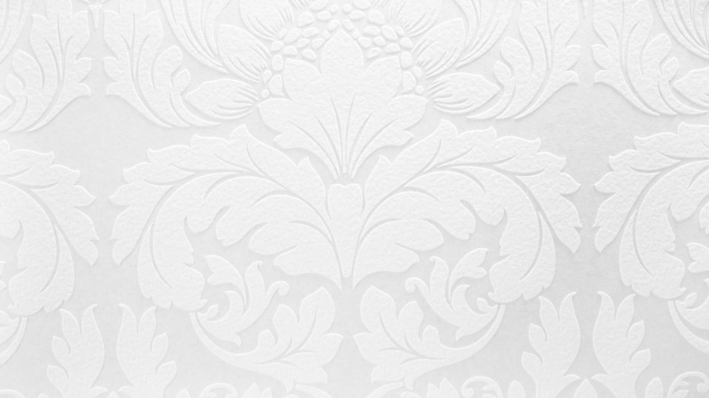 Tapeten Weiss Barock Ornament Damast Relief Muster Klassisch