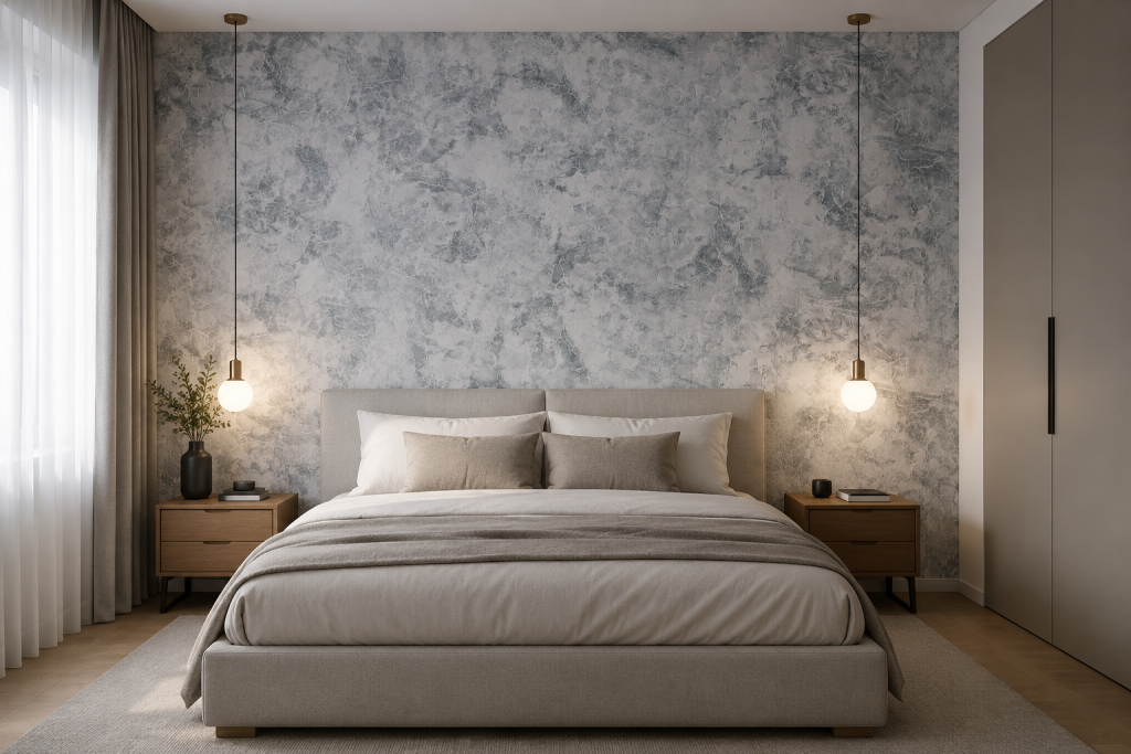 Tapeten Marmor Optik Grau Weiss Steinstruktur Modern
