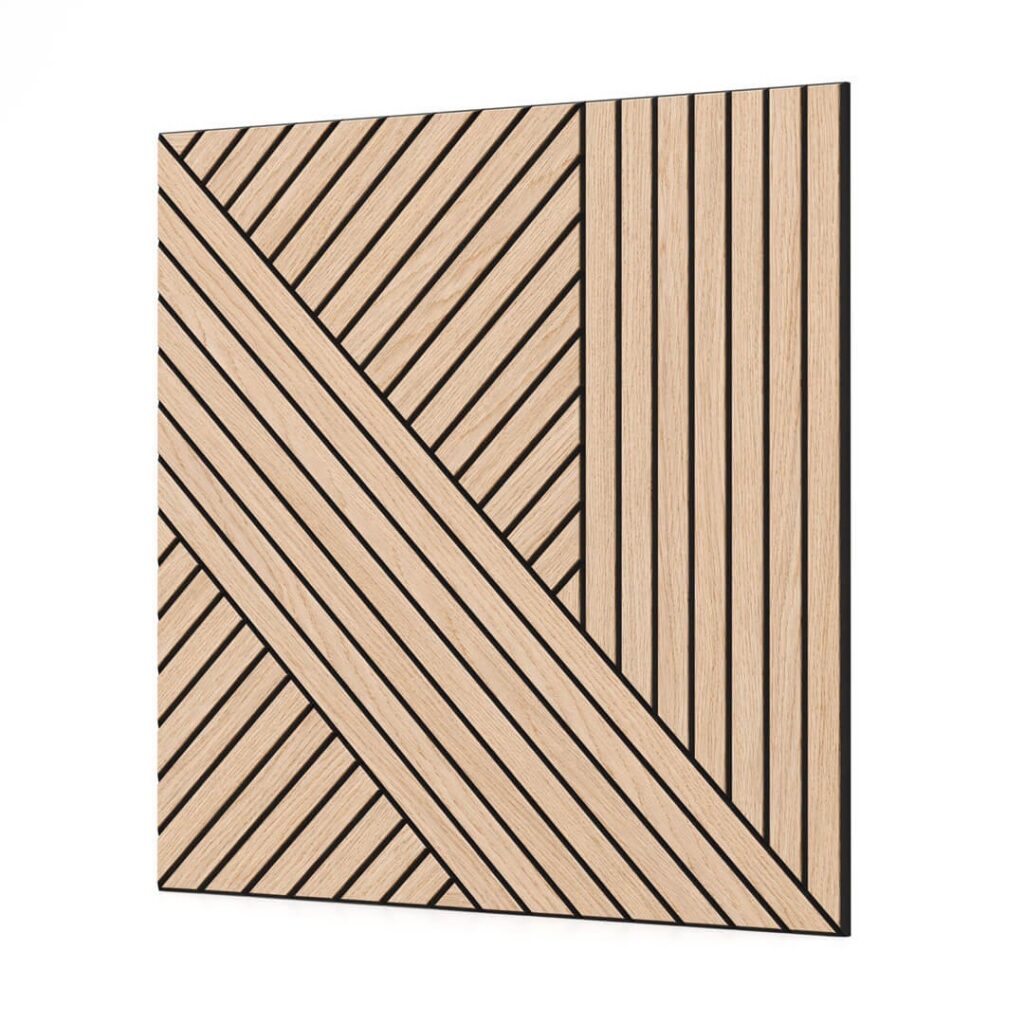 Gefrästes MDF-Paneel STRIGATTI [50x50]