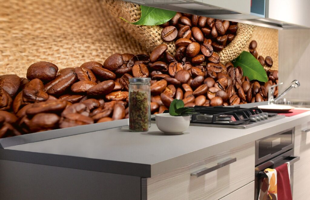 Küchenrückwand Folie - Kaffe