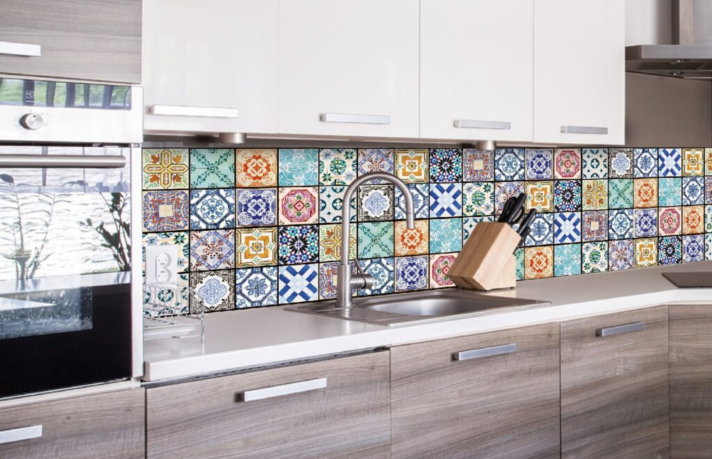 Küchenrückwand Folie - Azulejos