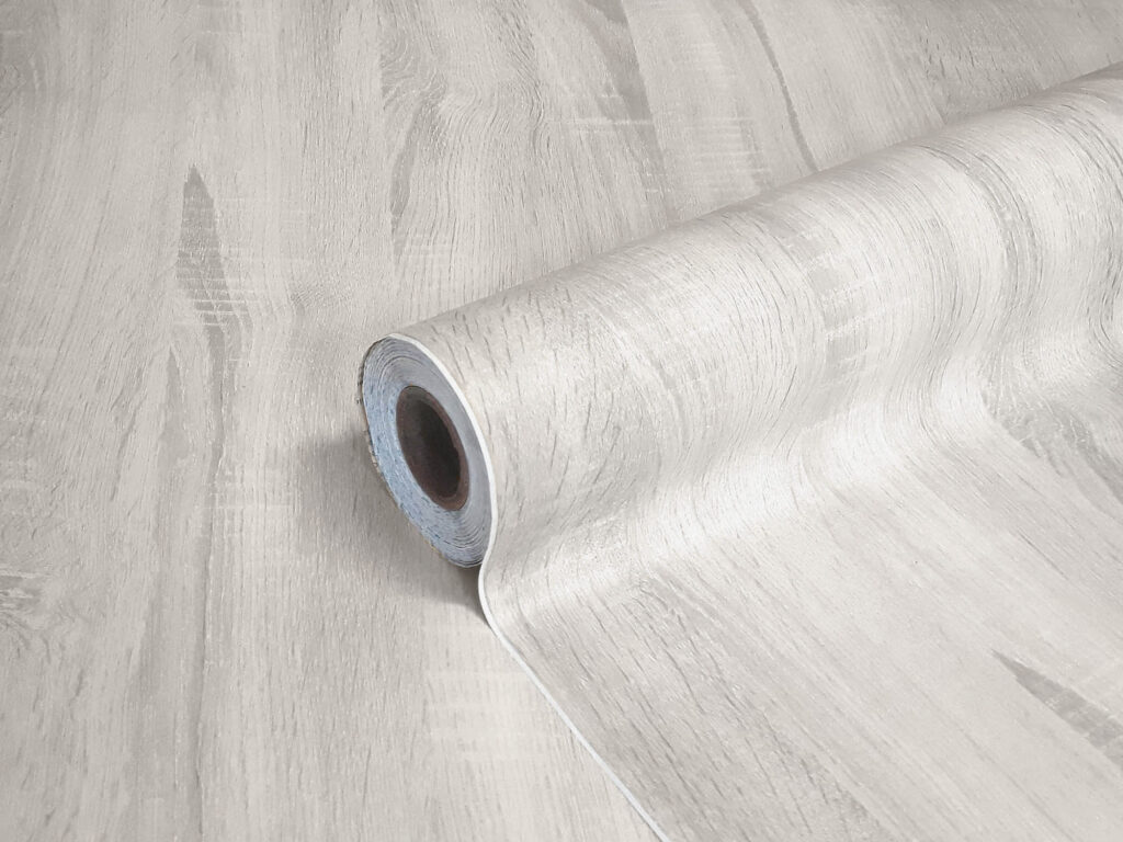 Extra Starke Laminierte Selbstklebende Holzfolie WEISSEICHE ORLANDO | Rollenbreite 45 cm
